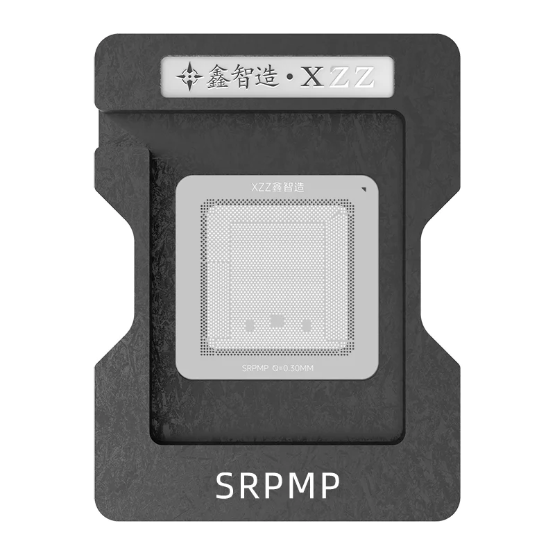استنسل XZZ BGA reballing لـ MT8186GV-A/MT8188GV-A/X1P42100/SRPMP/SR177 منصة زراعة القصدير لقالب BGA للتدفئة المباشرة