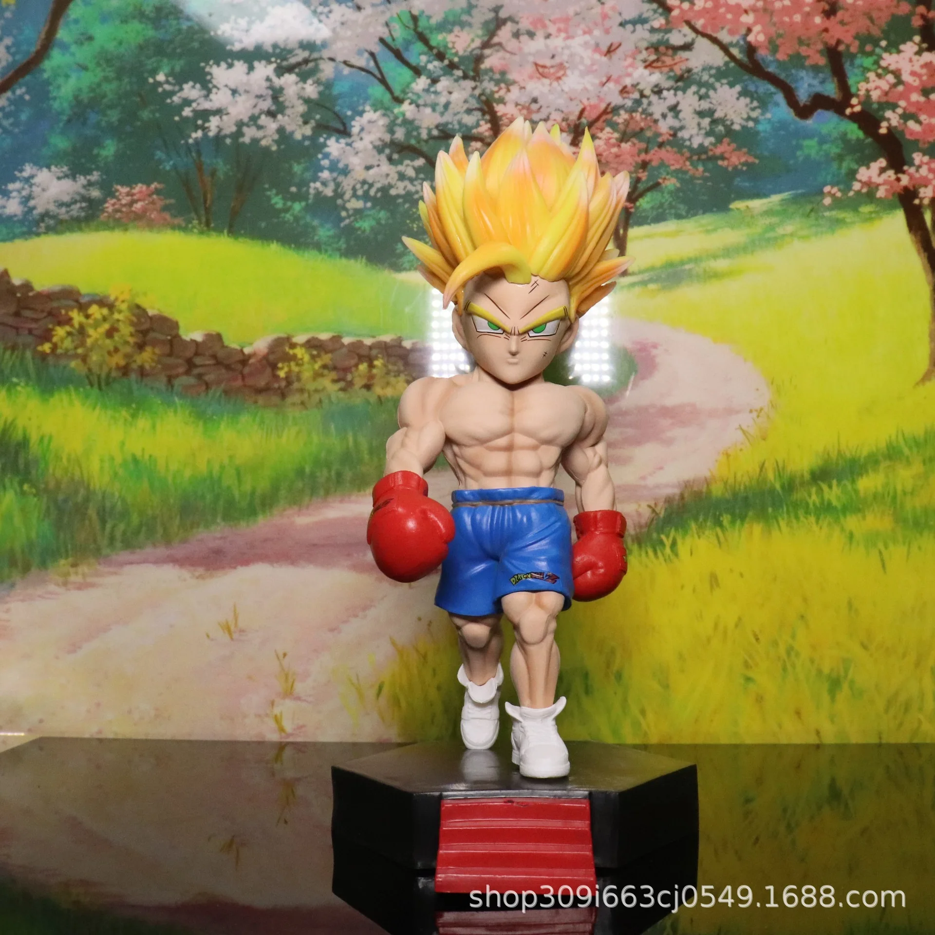 Figura de acción de Anime DBZs de 22cm, figura de Fitness, Vegeta, Muscle, Son Gohan, modelo de colección, estatua de juguete, Decoración, regalo