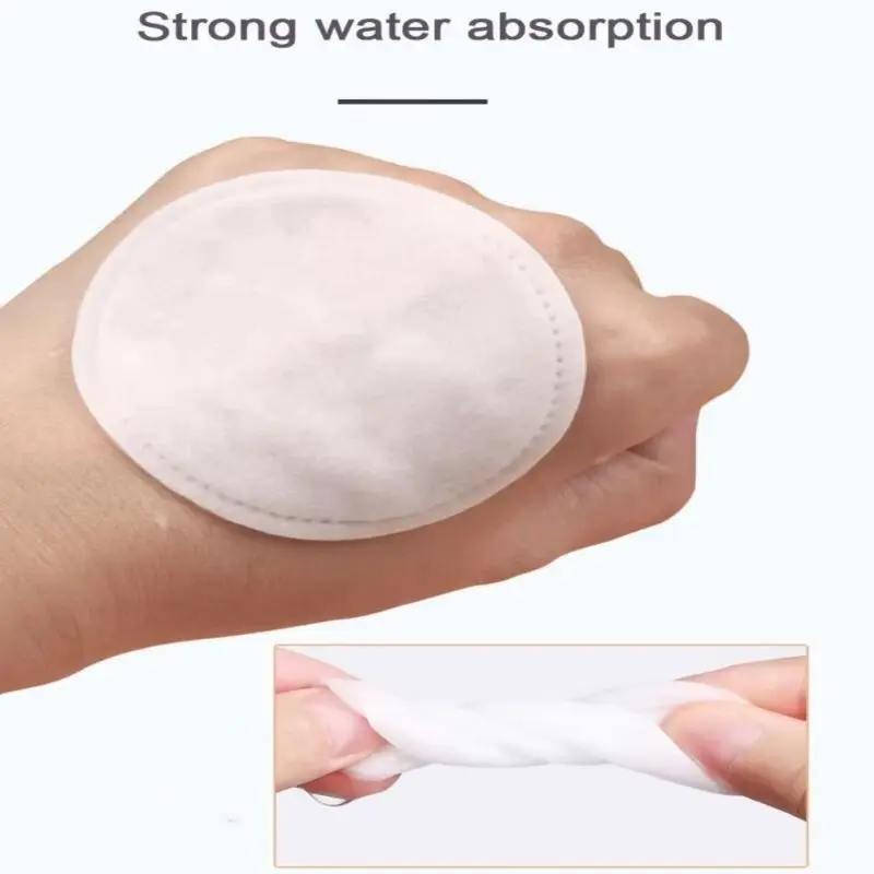 100 rotondi in cotone premium per il viso, tamponi struccanti per la pulizia del viso, rimozione del trucco, ideale per rimuovere il trucco