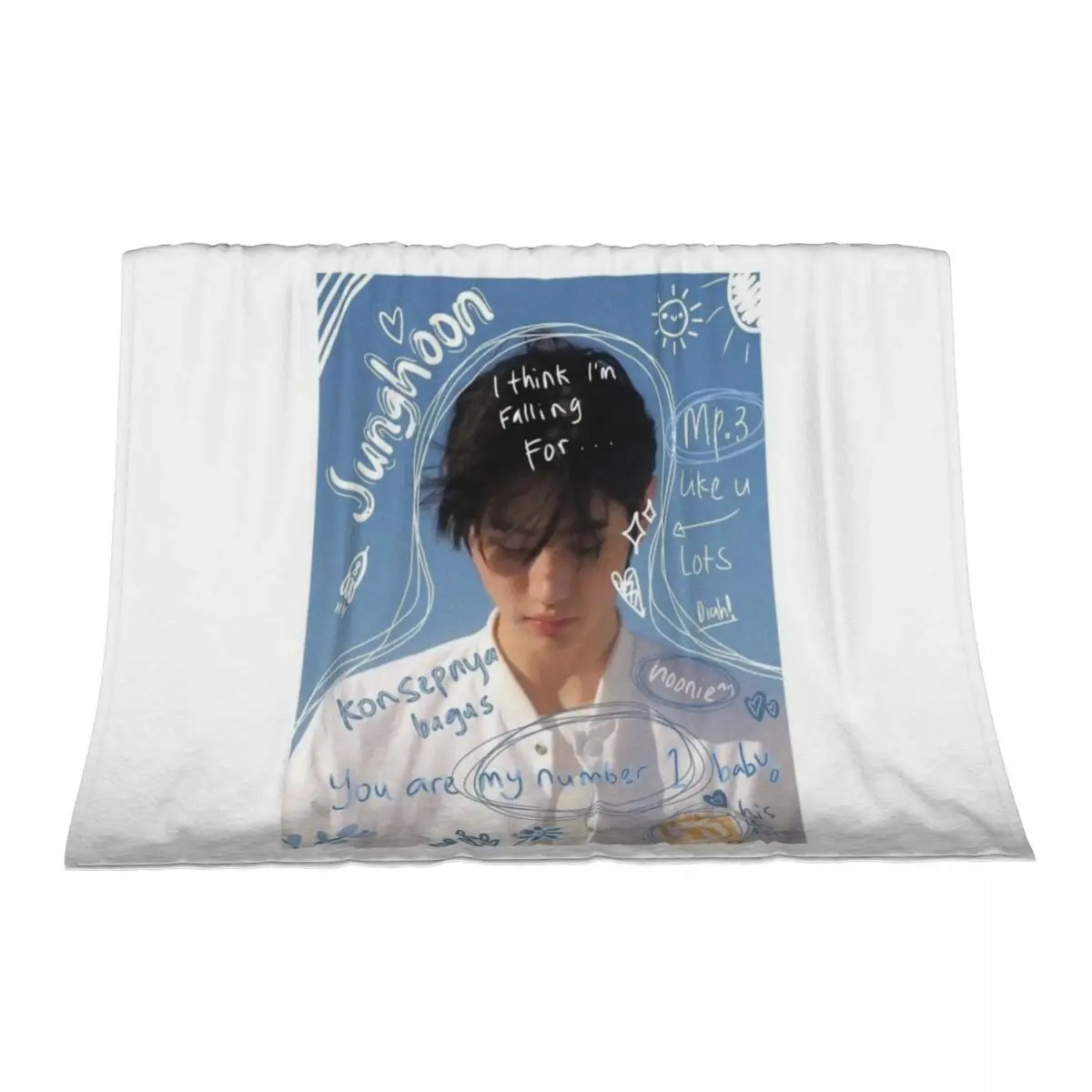 

sunghoon Throw Blanket Giant Sofa Kid'S halloween funny gift Blankets