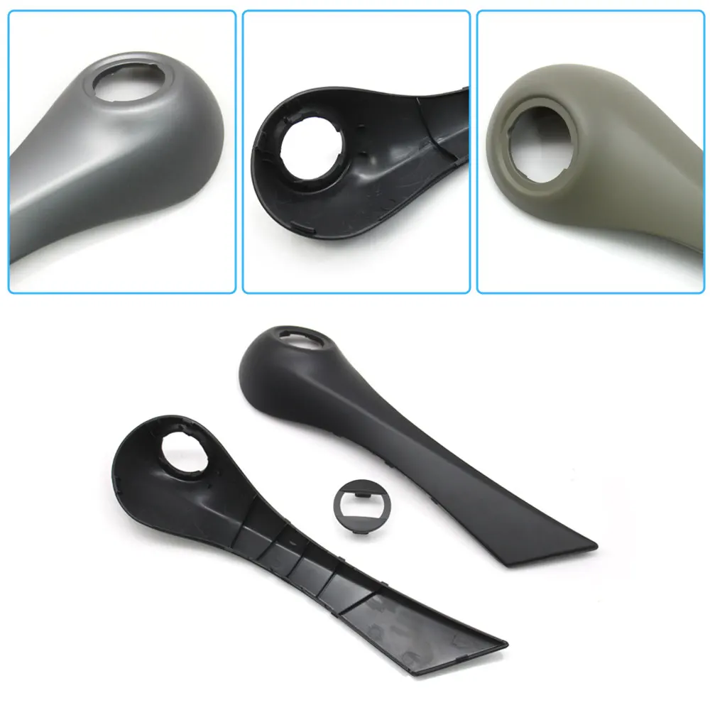 2 Stück Auto-Innentürgriffe Links und Rechts mit Außendeckel für Renault Megane 2 MK2 X84 2002-2008 8200297158 8200297171 – Detail 6