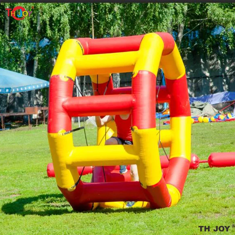 Rodillo de hierba de juguete para niños, juego rodante, bola de rodillo inflable, ruedas de rodillo inflables para niños