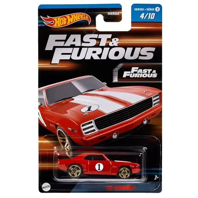 Genuine Hot Wheels Car Fast & Furious Children Toys for Boys 1/64 Diecast Voiture Dodge Charger Bugatti Veyron Mazda RX-6 Gift