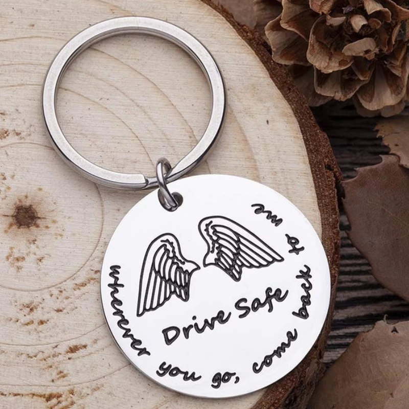 Drive Safe Keychain Inspirational Gifts for Boyfriend Truckers Husband Dad  New Driver Stocking Stuffer New Car Gift for Him