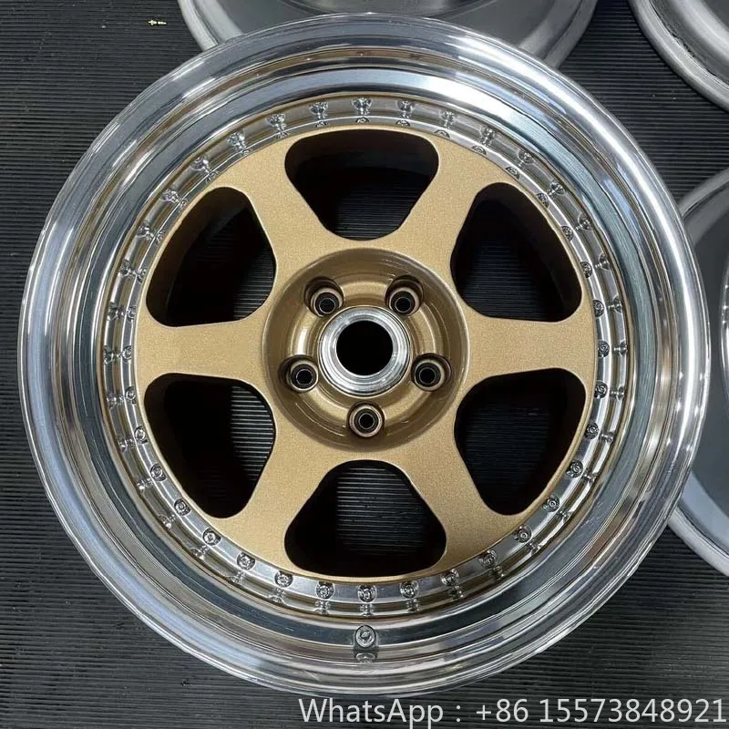 3-piece Deep Dish Forged Alloy Wheels17 19 20 21inch 4*100 5*100 5*108 5*112 5*114.3 5*120 5*130 Polished Lip for  BRZ SUPRA