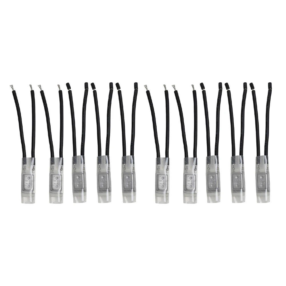 10pcs 17AM Motor Thermal Protector Normally Closed Temperature Controller KSD9700 Series Temperature Control Switch