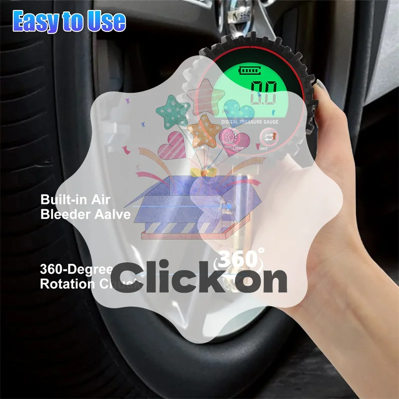 

Манометр для шин 3-255PSI с подсветкой, ЖК-дисплей, цифровой манометр для легковых автомобилей, грузовиков, велосипедов