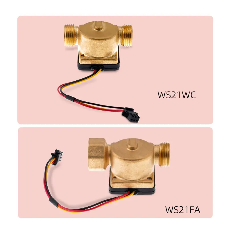 Capteur de débit d'eau Hall en cuivre, 4 points, débitmètre d'eau, vanne de commande, distributeur d'eau, chaudière murale, robinet d'irrigation