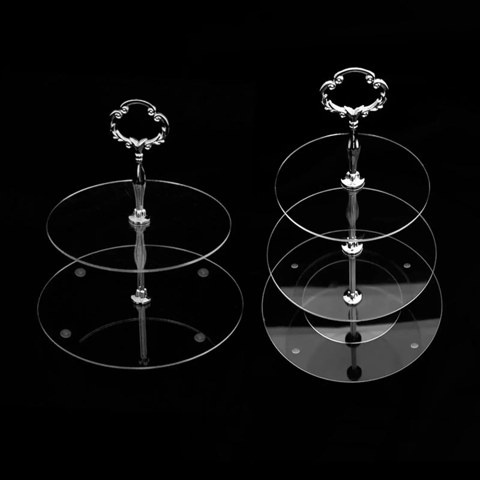 2-4pack Cupcake Stands for Dessert Wedding Serving Tray for Party Desktop Home