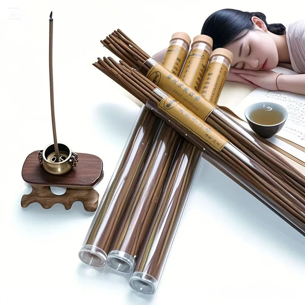 20g Genuine Chinese HaiNan Oudh Incense Sticks Self-Handmade Premium Quality Eco-Friendly Natural Pure Strong Smell Home Aroma
