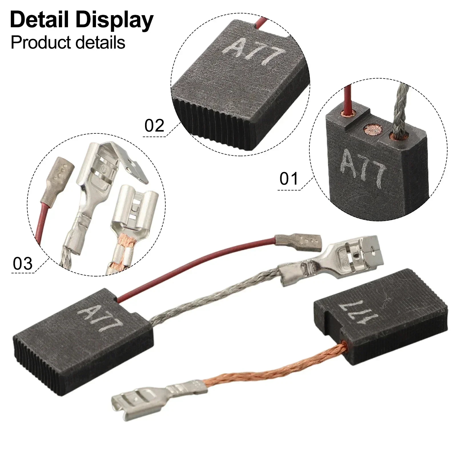 Functional Carbon Brushes Tools Metal Multi-functional Powerful High Performance Long-lasting Longevity Reliable