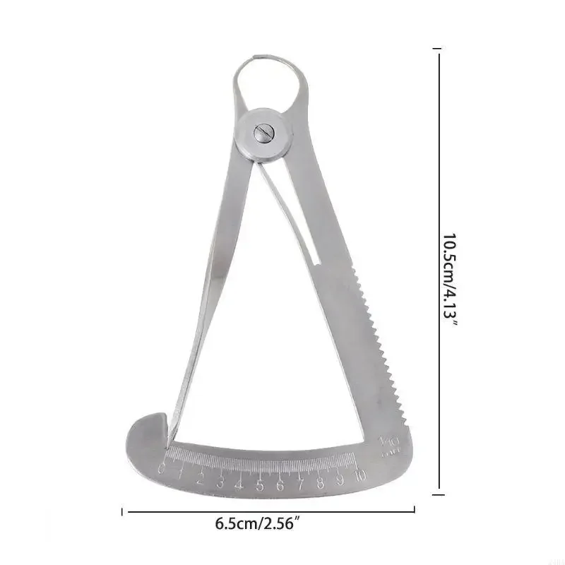 Professional Dental Gauge Caliper 0-10mm Measuring Dentist Tools for Teeth Nursing and Repairing