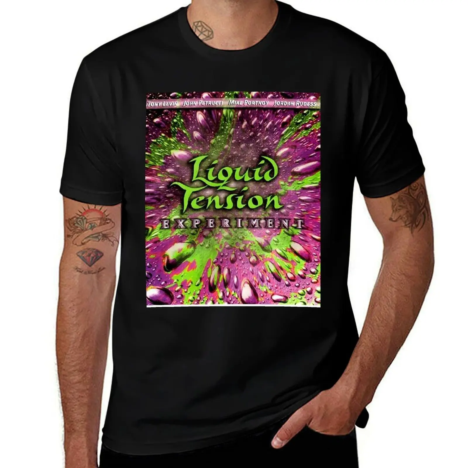 

Liquid Tension Experiment T-Shirt t shirts with prints t shirt men 100% cotton luxury brand