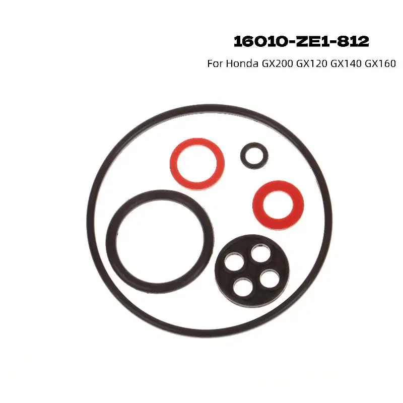 

1Set Lawn Mower Carburetor Seal Kit For Honda GX120 GX160 GX200 Garden Lawn Mower O Ring Repair Set