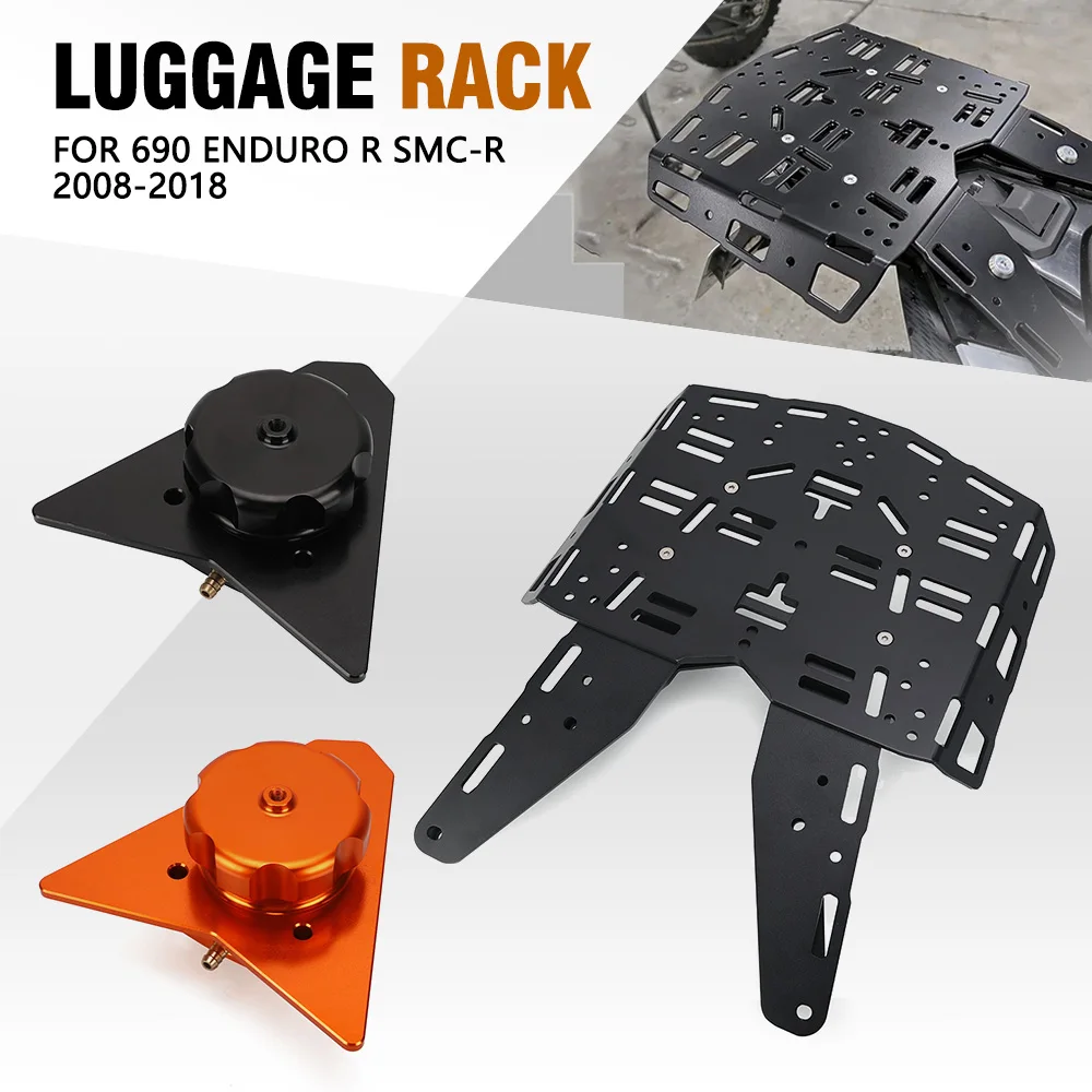 2020 Motorcycle Aluminum Rear Rack Top Case Mount Plate Luggage rack Holder Bracket Parts For  690 Enduro R SMC-R 2019-2021