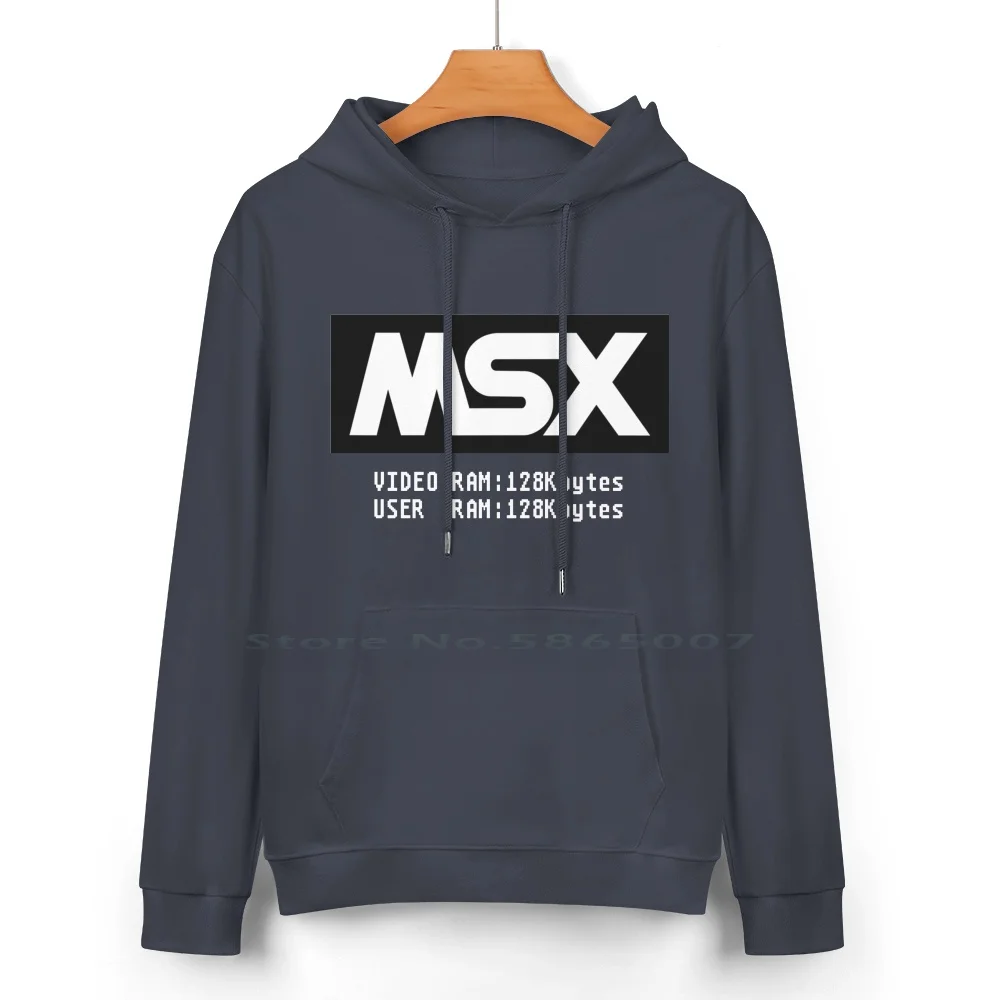 Msx Bios T-Shirt Pure Cotton Hoodie Sweater 24 Colors Msx Computer Retro Vintage Bios 8bit Classic Videogames 100% Cotton