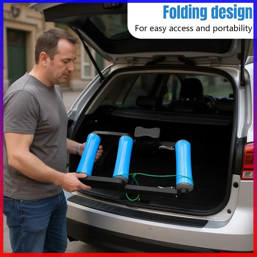 

Cycling Training Platform Roller Anti-Slip Indoor Bike Resistance Trainer Detachable Riding Training Table for Mountain Biking