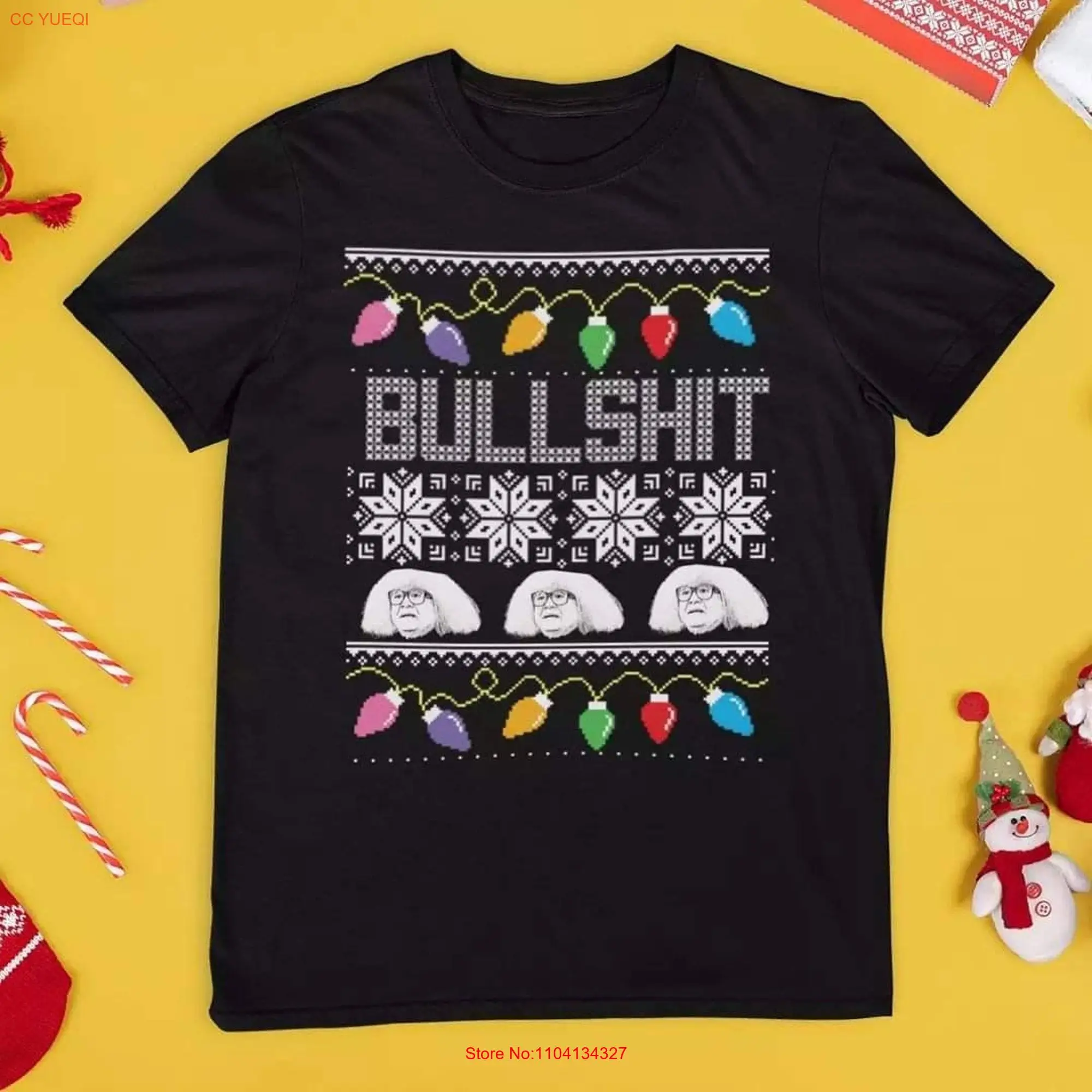 Bullshit Christmas  T Shirt long or short sleeves