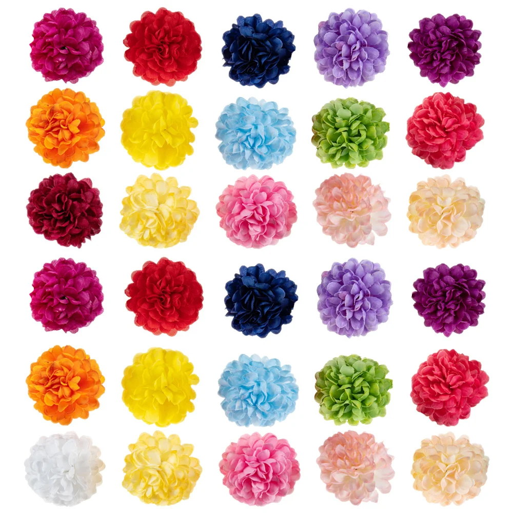 

40Pcs Simulation Flower Heads Realistic Artificial Chrysanthemum Home Party Decoration DIY Craft Material Fake Chrysanthemum