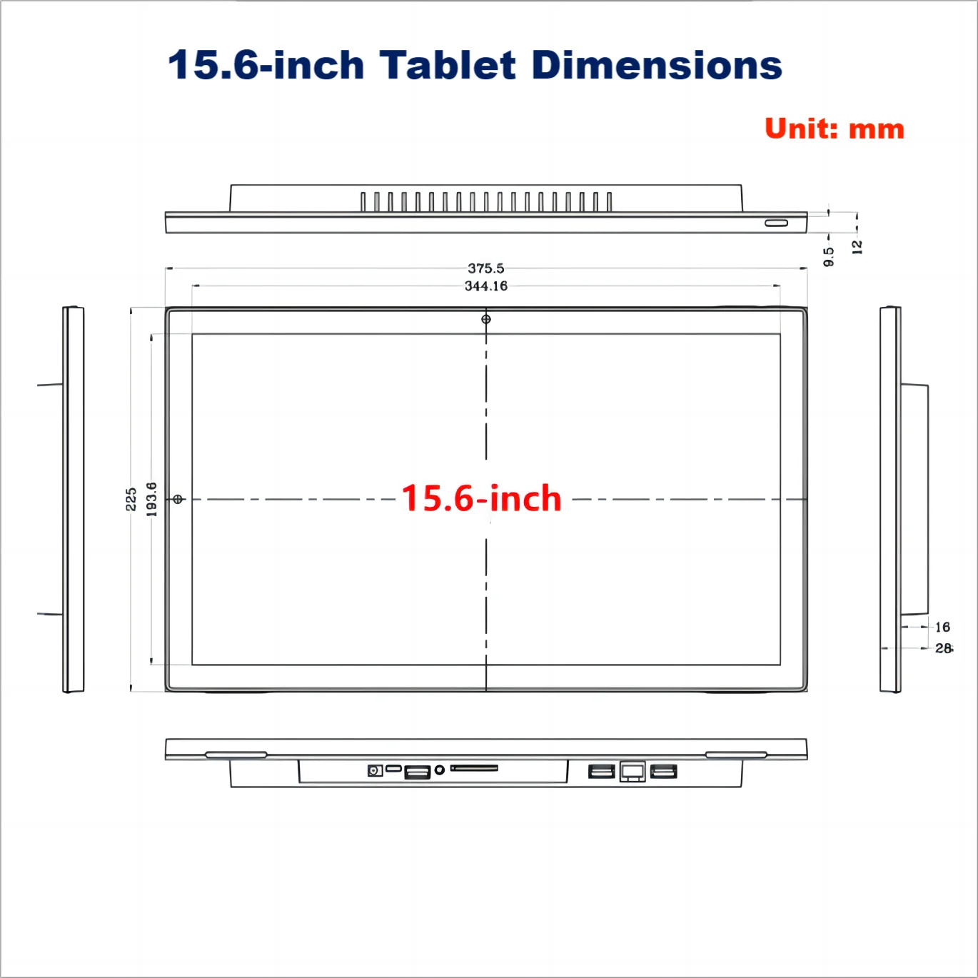 Free Shipping 14/15.6 inch Android 13 Tablet Desktop & Wall Mount 4G+32G Touch PAD 1920*1080 WIFI HDMI POE Smart Home Panel