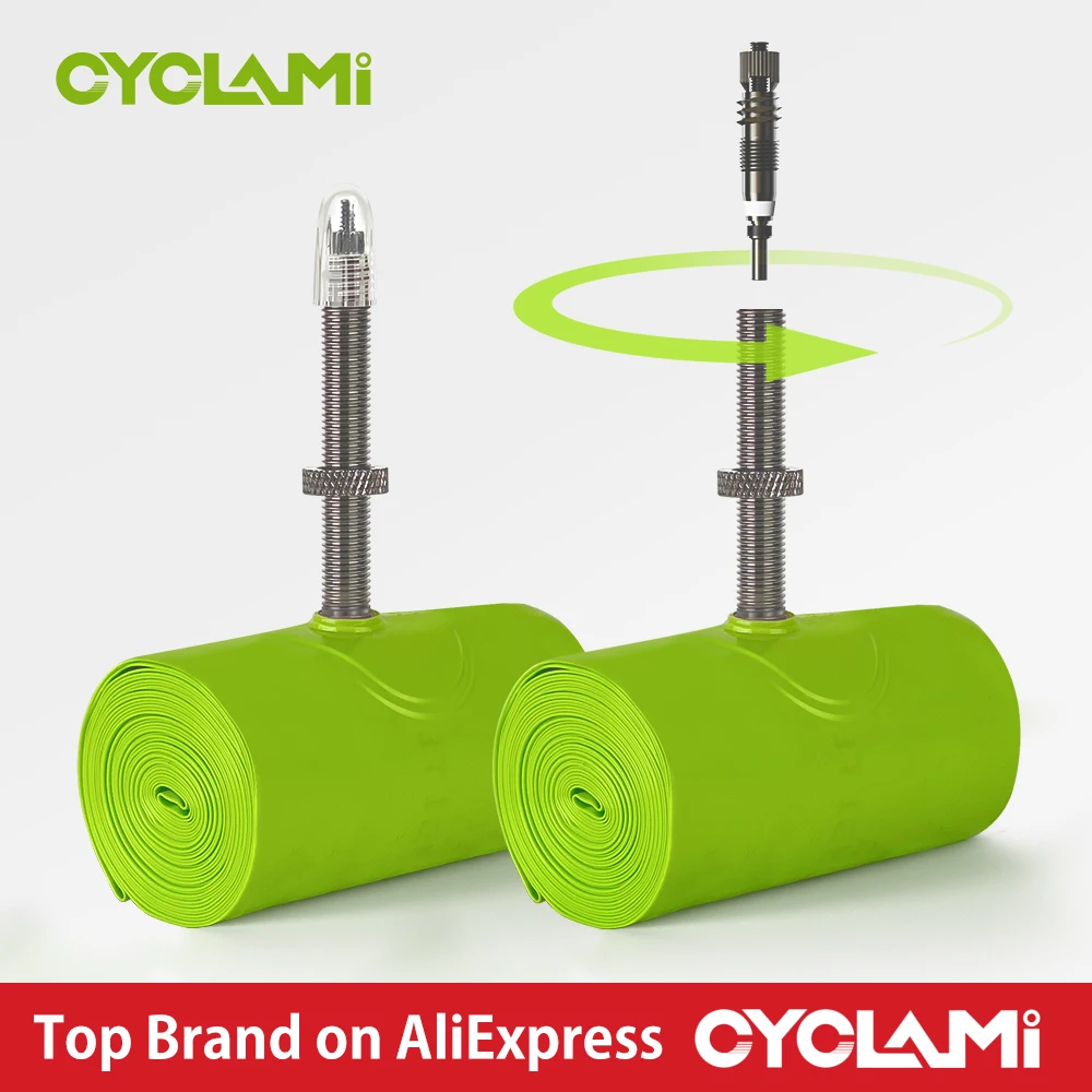 CYCLAMI – chambre à air ultralégère en TPU, tuyau en métal, Valve Presta FV, accessoires de vélo amovibles pour montagne 1.9 2.5 vtt 29 27.5 26
