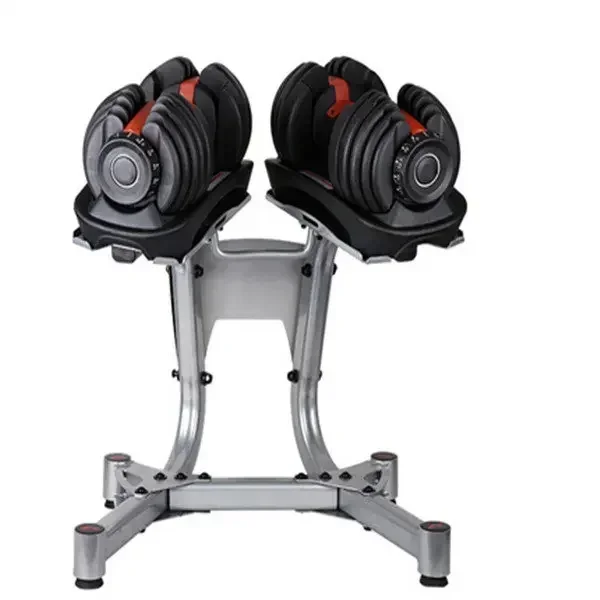 Gym Fitness Training Equipment Portable Unisex 24KG Adjustable Dumbbells Set For Home