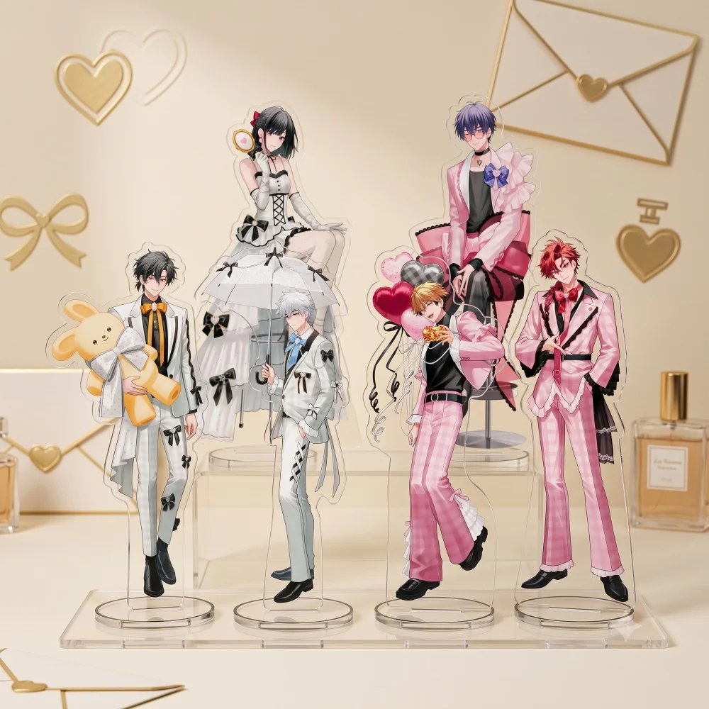 15CM Link Click Formal Suit Acrylic Stand Keychain for Anime Fans Lu Guang Cheng Xiaoshi Desk Decor Gift