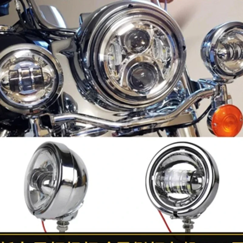 

Fog Light Moowl 500 Modified Glide Motorcycle LED Side Auxiliary Light Assembly