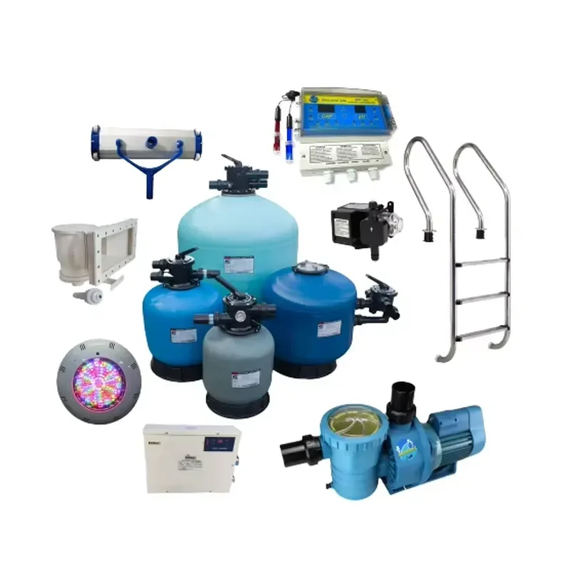 Factory Supply Full Set Swimming Pool Accessories Chlorinator Filter Pump Equipment Pool Cleaning