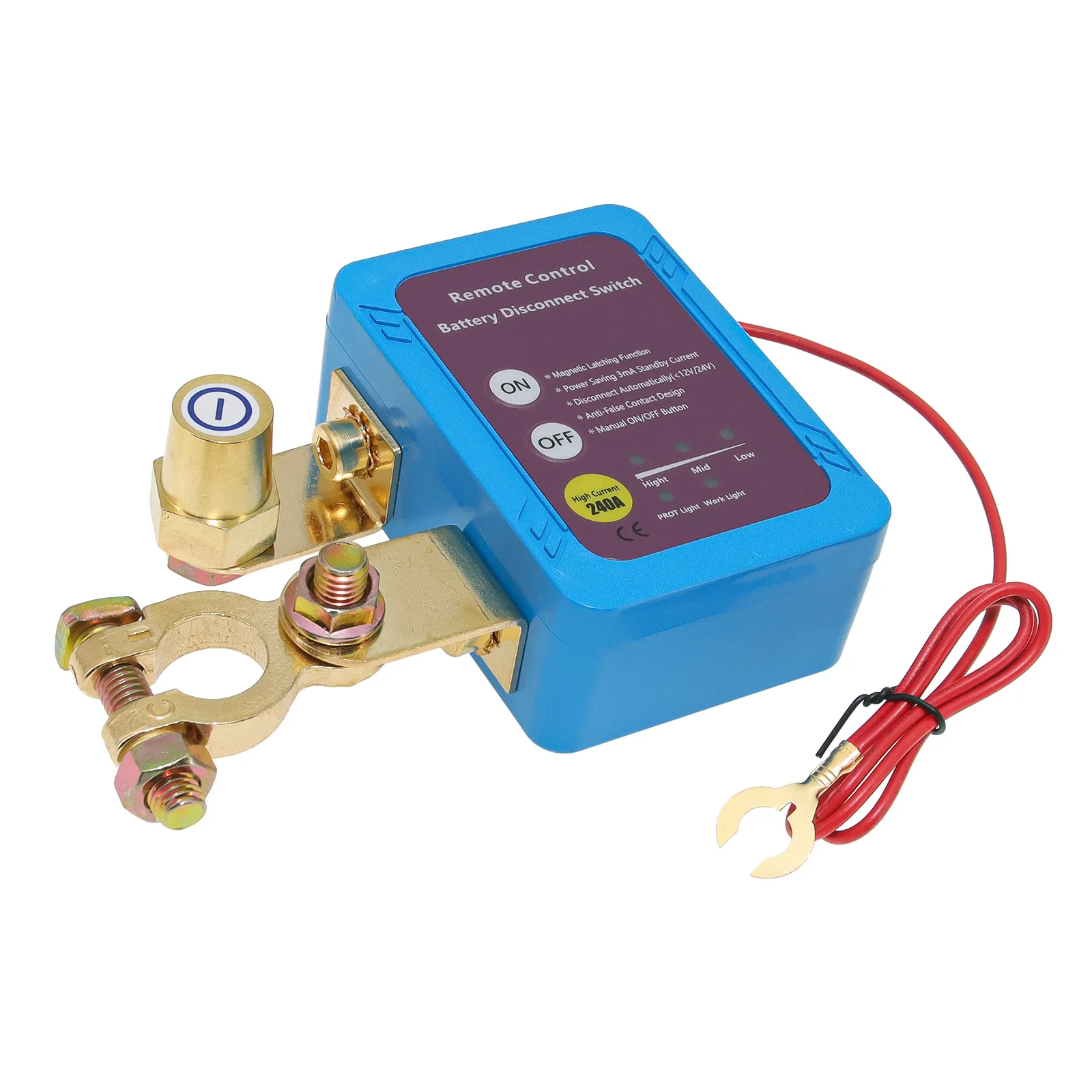 12 فولت 240A قتل التبديل البطارية عن بعد مفتاح فصل الطاقة التلقائي إيقاف مفتاح التحكم عن بعد لشاحنة سيارة مخصصة