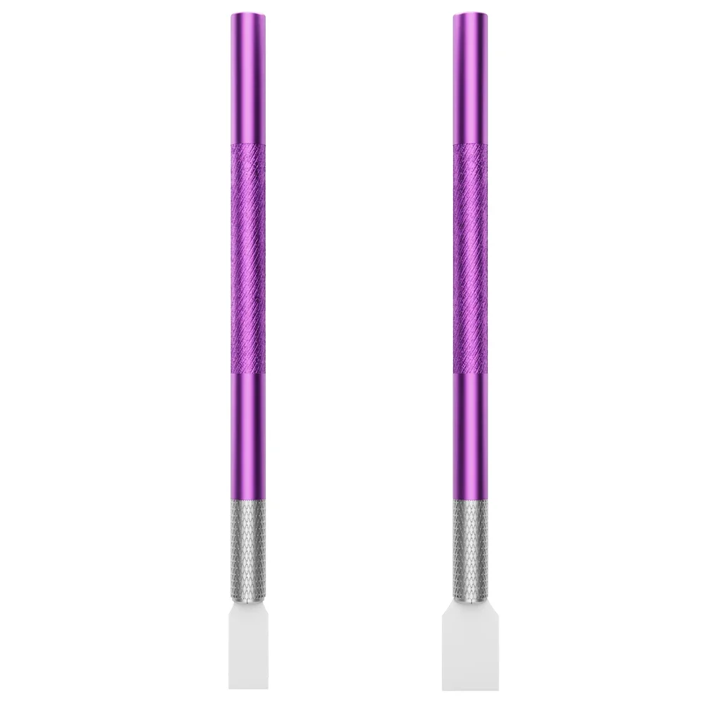 Lanrui AK Set di raschietti in ceramica con manico non magnetico Strumento di riparazione PCB per la pulizia della saldatura di telefoni cellulari e schede madri