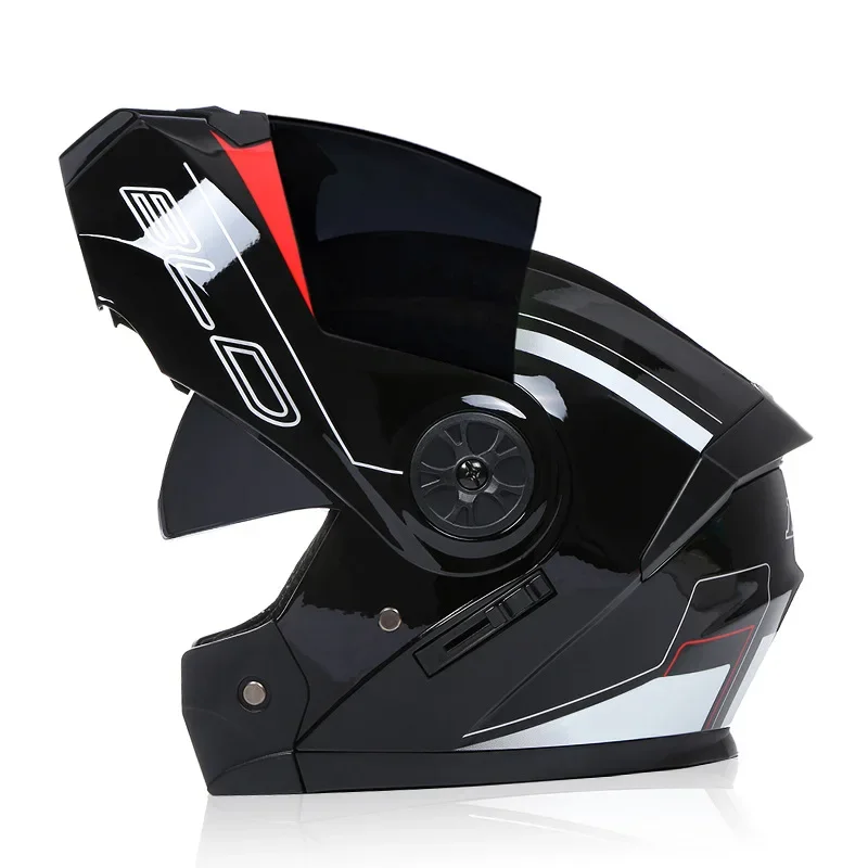 Bld Modulaire Dubbele Lens Motorhelm Veiligheid Downhill Flip Up Helmen Professionele Motorcross Racen Full Face Casco Moto