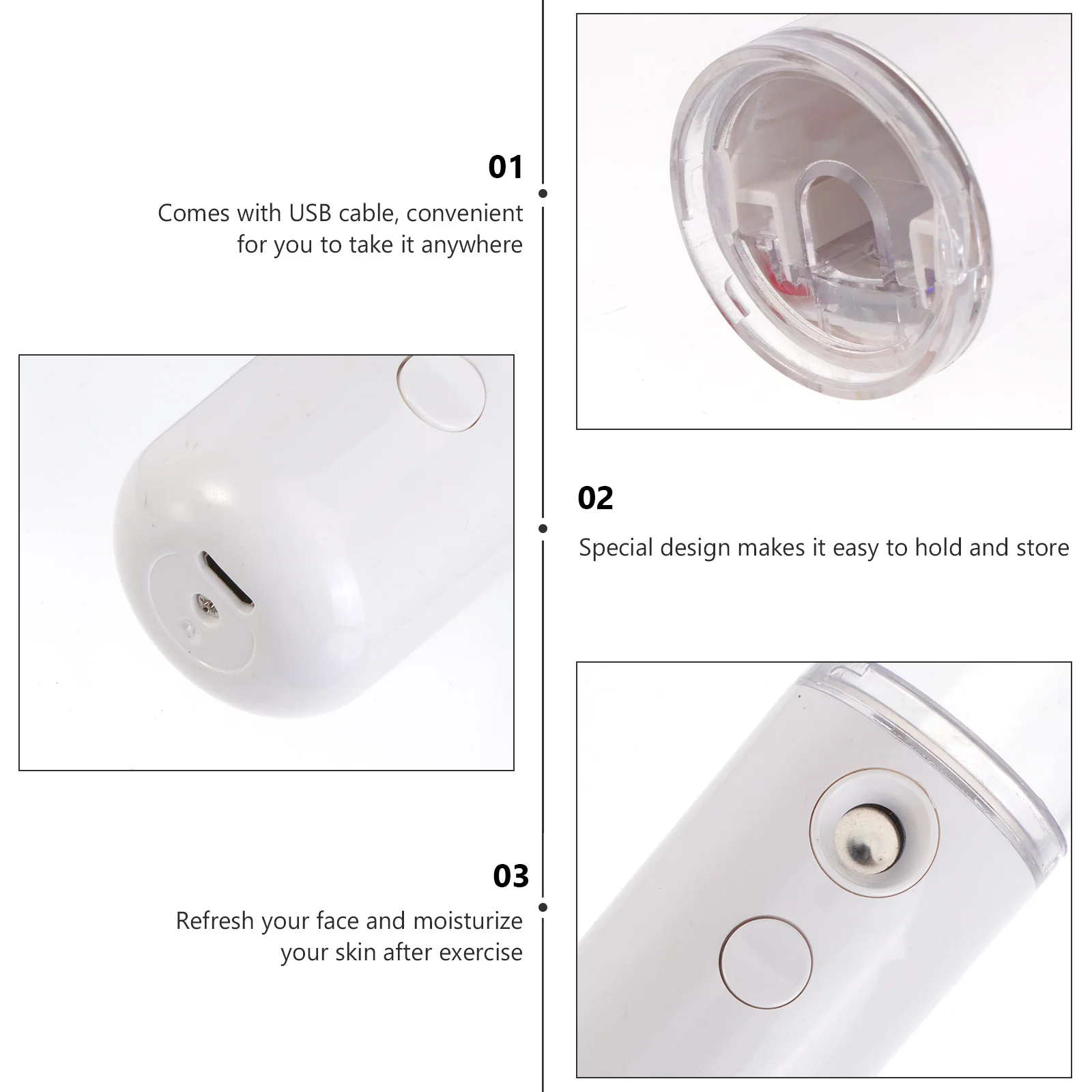 

Spray Hydrating Apparatus Cooling Sprayer Facial Mist Nanometer Portable Handheld