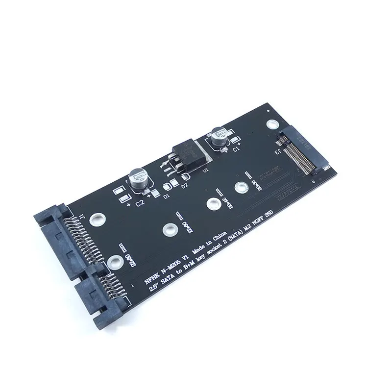 JCD M.2 SATA Adapter M2 KEY B-M To SATA3 NGFF Adapter Card SSD Solid State Drive To 6G Interface Conversion Card Board ﻿