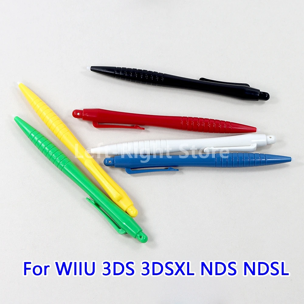 10 قطعة قلم بلاستيكي كبير بشاشة تعمل باللمس لـ 3DS 3DSXL LL NDS NDSL قلم لمس أنيق لجهاز Nintendo Wii U WIIU GamePad