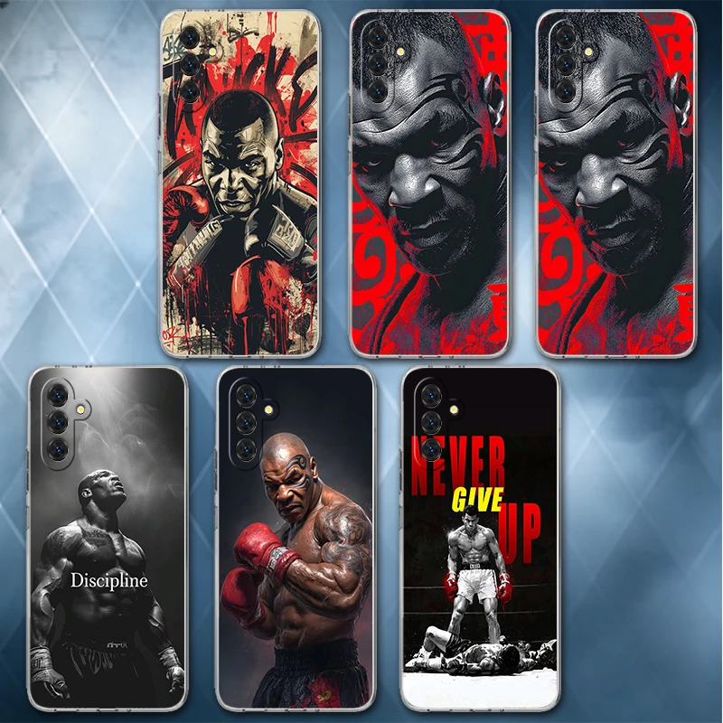 Mike Tyson Boxer Man Soft Phone Case For Samsung A57 A17 A56 A16 A55 A15 A54 A14 A53 A13 A52 A12 A37 A36 A35 A34 A33 A26 A25 A24