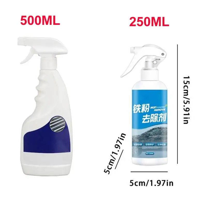 Heavy-Duty Metal Rust Remover Car Maintenance Cleaning Rust Dissolver 500ml Powerful Metal Rust Remover Car Maintenance Cleaning