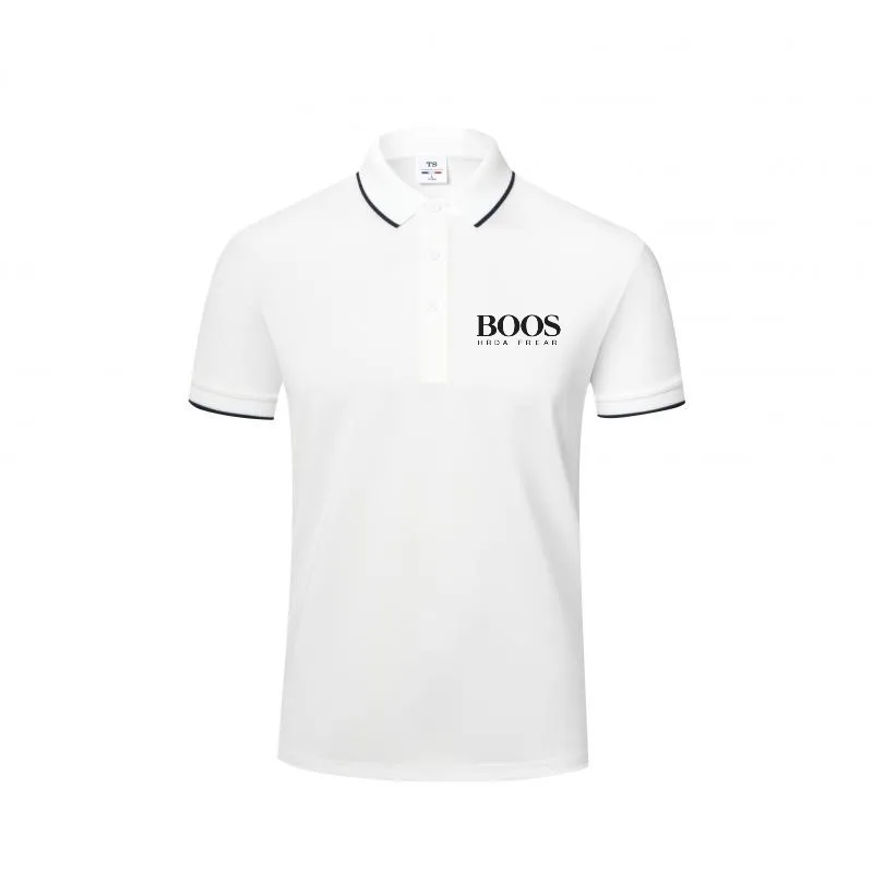 

Hot Sale Men's Summer Casual Breathable Comfortable Polo Shirt Men's Solid Color High Quality Short Sleeve T-Shirt