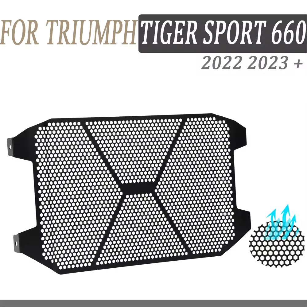 

Motorcycle Radiator Grille Guard Grill Protective Cover Protector for Triumph Tiger Sport 660 660S 2024 2023 2022