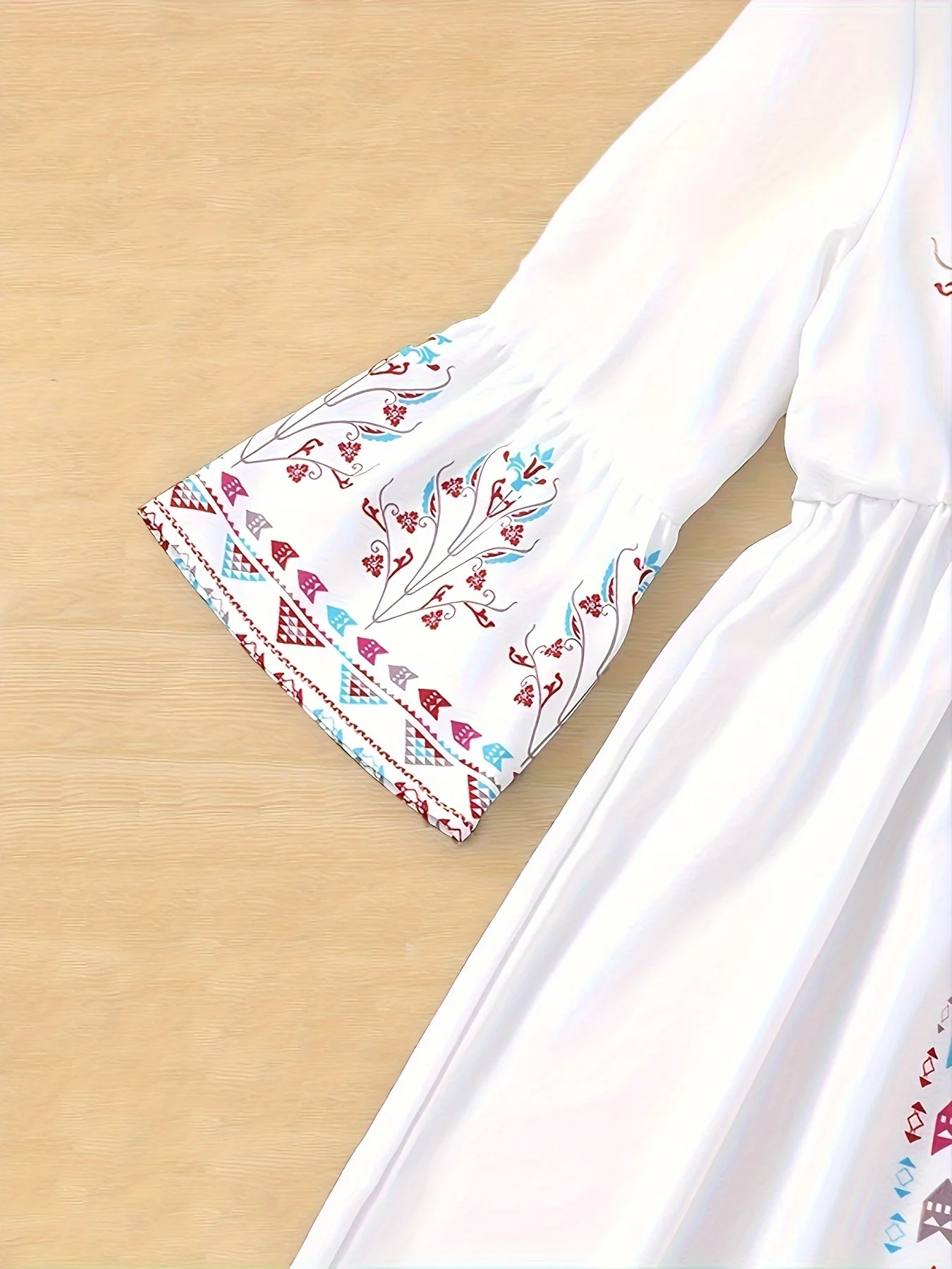 فستان بناتي للربيع والخريف بأكمام جرس ملابس عصرية للأطفال الصغار فستان بناتي للأطفال ملابس ربيع الخريف