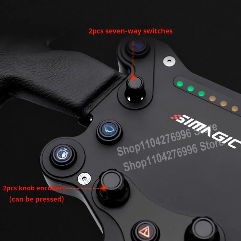 Für SIMAGIC GTS Lenkrad Disc Single Paddle Shifter RGB Direct Drive Gaming Racing Simulator
