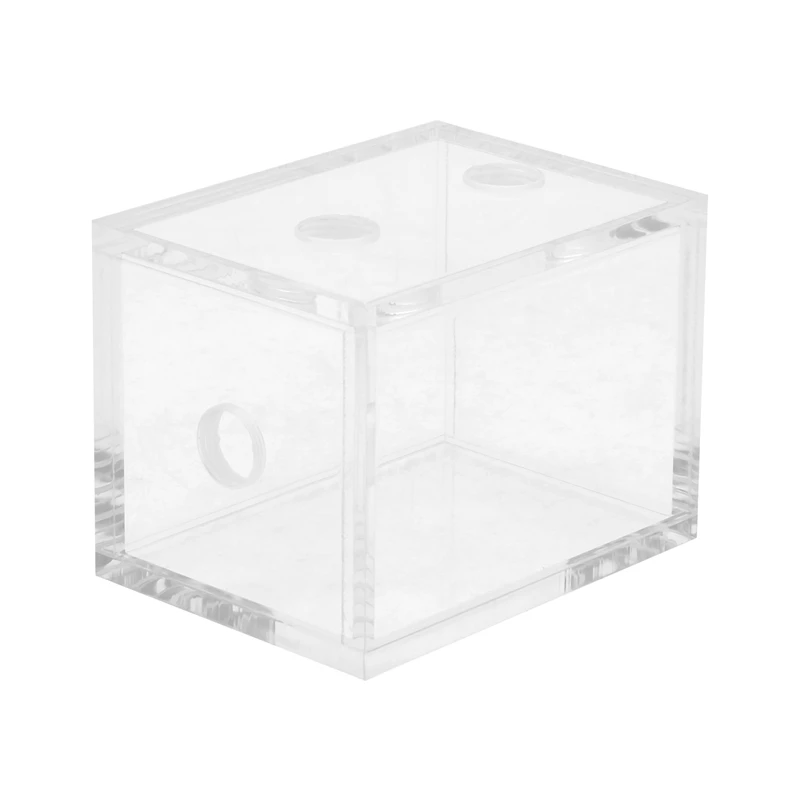 New 200ml Acrylic water tank cooler water cooling radiator pc cpu water block Transparent-ABVM