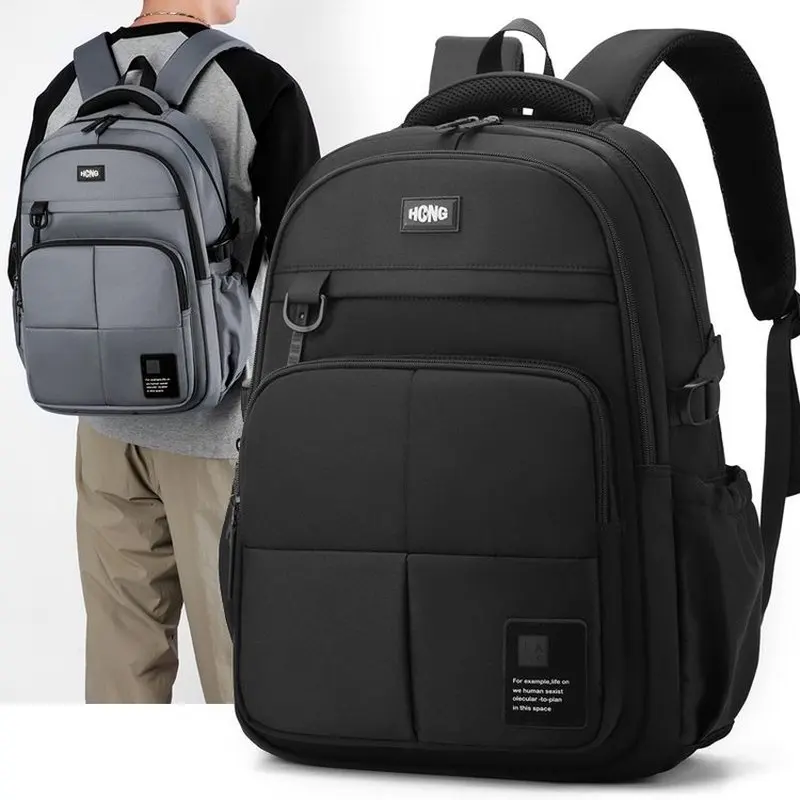 Casual Large Capacity Double Shoulder Backpack for High School Boys And Girls with Spine Protection Travel Friendly And Water