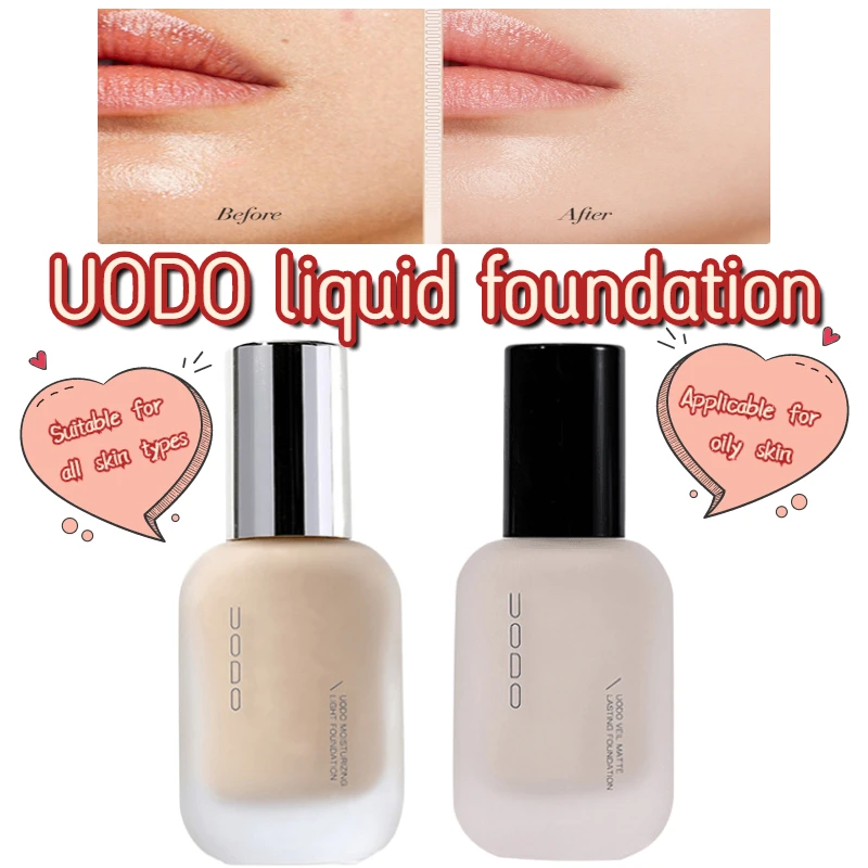 UODO Lasting Oil Control Concealer Foundation Silky Moisturizing Mixed Dry Oily Skin bb Cream 30ML