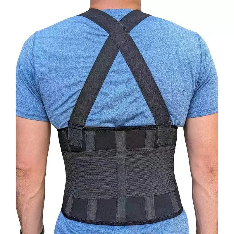 Back Support Belt Waist Strap Ergonomic Back Support Belt Thick Fabric Provides Back Support To Prevent Strain Correct Hunchback