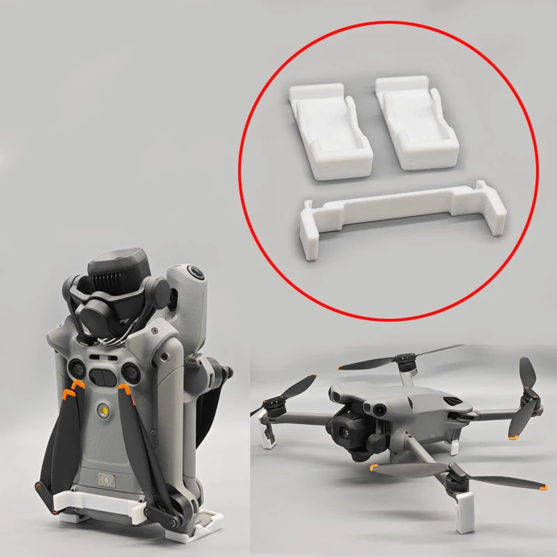 For DJI Mini 5 Pro Drone Support Legs Landing Gear Height Extender 10mm Raised Foot Pad Battery Protective Rack DIY Accessory