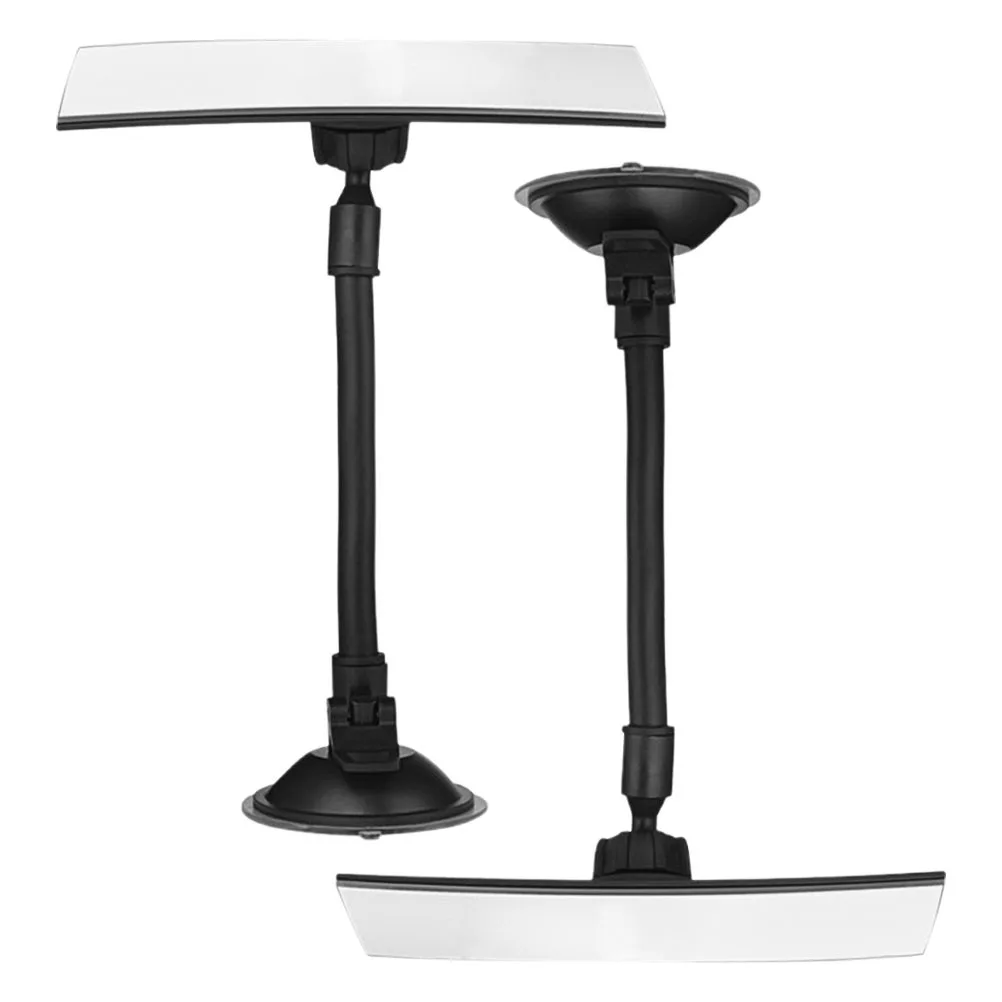 

2Pcs Child Rear View Mirror Car Interior Mirror Wide Angle Convex Easy Installation Adjustable Angles Clear Observation Baby Car