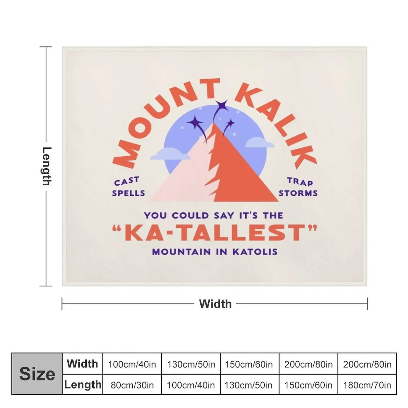 Ka-tallest Mountain Throw Blanket decorative Vintage Blankets