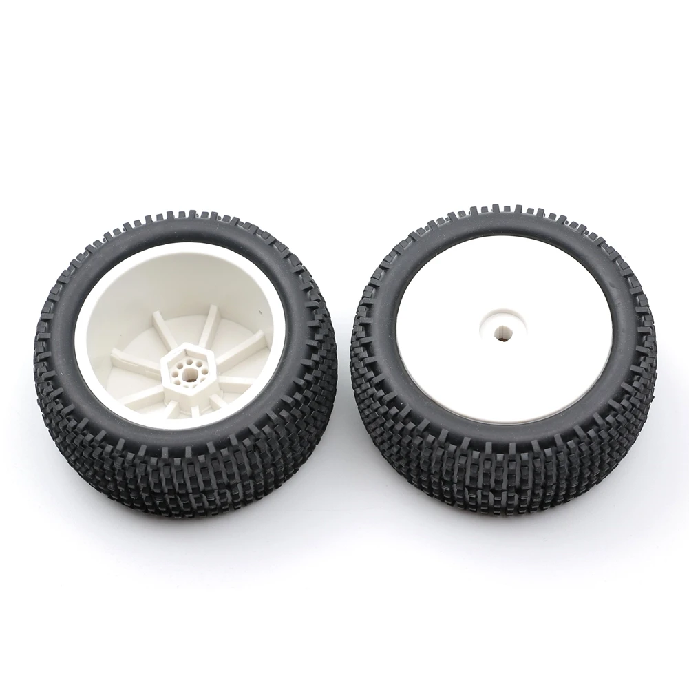 4Pcs 90Mm 1/10 RC Off-Road Car Rubber Tires Wheels Tyres for 144001 144010 124019 104001