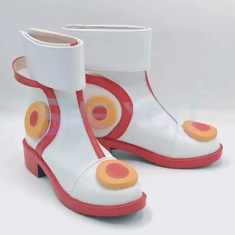 

One Piece Uta Cosplay Shoes PU Leather Boots for Women Girls Halloween Party Costume Accesssory Props